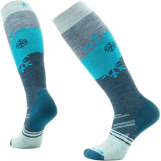 Шкарпетки Smartwool Wm’s Ski Full Cushion Snowpocalypse Pattern OTC Frosty Green M Smart Wool (1033-SW SW002170.B72-M)