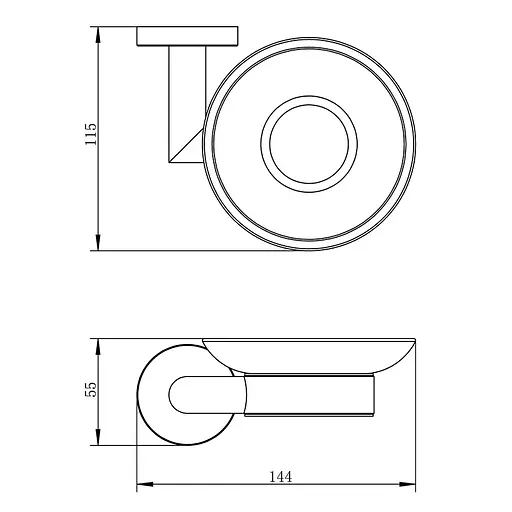 Набор аксессуаров для ванной Imprese Hranice 100014, Хром - фото 5