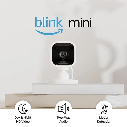Набір з 2 IP-камер Amazon Blink Mini 1080P HD Indoor Smart Security - фото 2