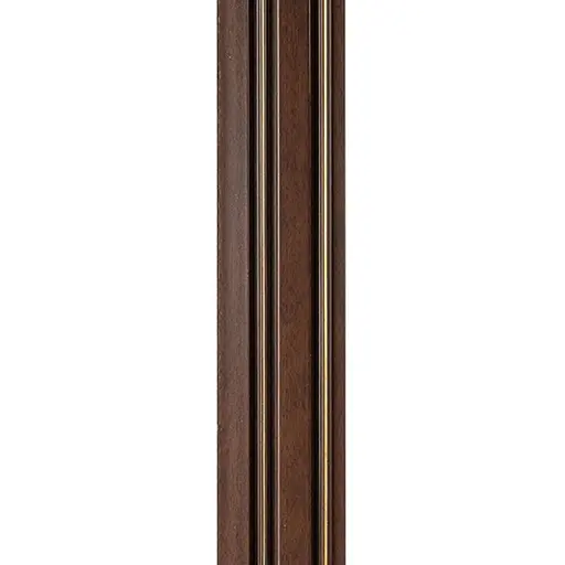 Рейка декоративная Wall Sticker PS 2900х120х12 мм Темный орех с золотом SW-00002131- - фото 5