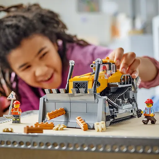 Конструктор LEGO City Желтый бульдозер 682 детали (60466) - фото 13