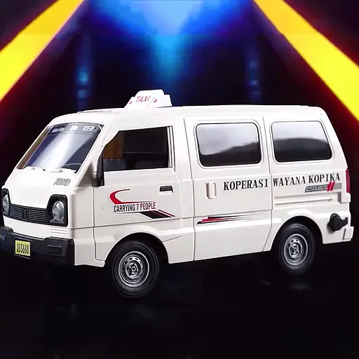 Машина автобус-таксі на радіокеруванні, акумулятор, світлові ефекти, 3688G168A (В асортименті) - фото 4