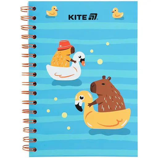 Блокнот на спирали картонная обкл. А5 80 л. кл. Cute 2
