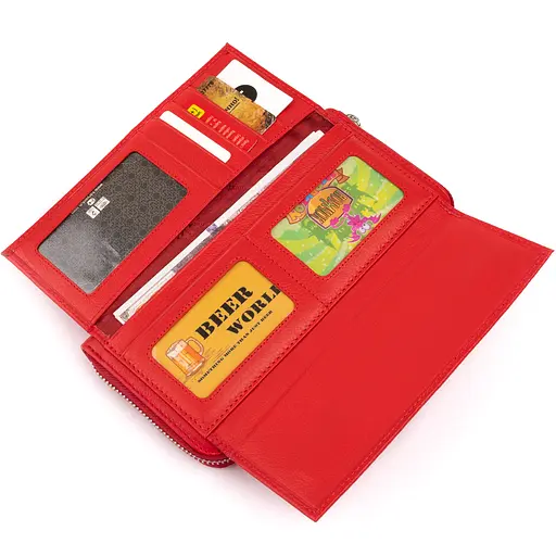 Жіночий шкіряний гаманець ST Leather 20х10х2 см acs0015522 - фото 4