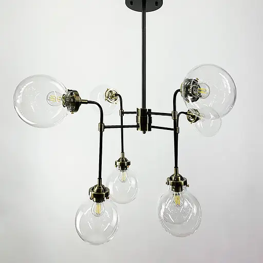 Потолочная люстра на 8 плафонов в стиле Loft Line.F MJ 79/8 - фото 9