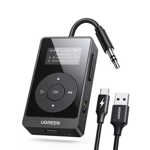 Bluetooth-ресивер-трансмиттер Ugreen BT503 3.5mm Bluetooth 5.3 aptX HD - фото 1