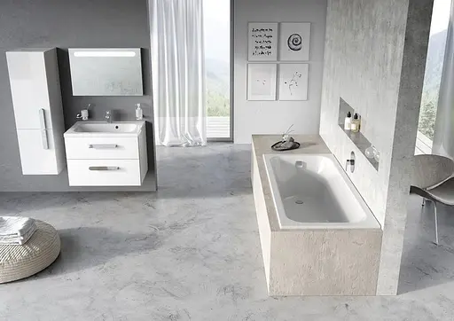 Ванна акрилова Ravak Chrome Slm 160x70 C731300000 Білий - фото 3