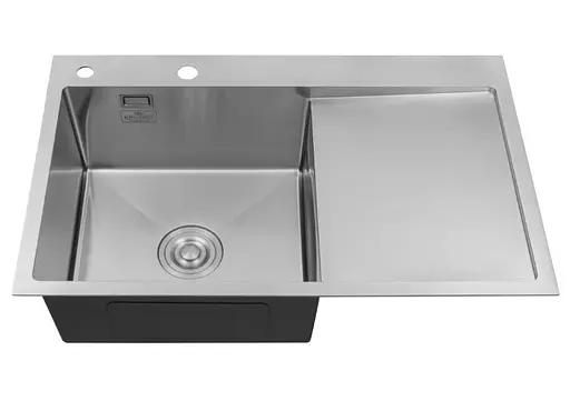 Кухонная мойка Kroner KRP Gebürstet - 7849LHM (3,0/1,0 мм) (CV025275) - фото 2