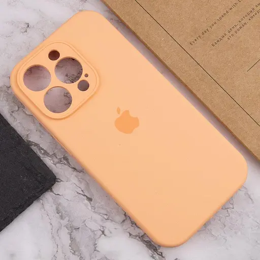 Чохол Epik Silicone Case Full Camera Protective AA для Apple iPhone 15 Pro 6.1 Помаранчевий/Cantaloupe - фото 6