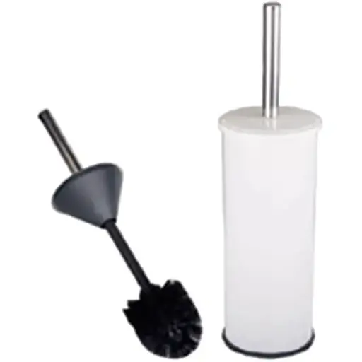 Йоржик для унітазу Zerix Clever ME02 ZX4638, Білий - фото 1