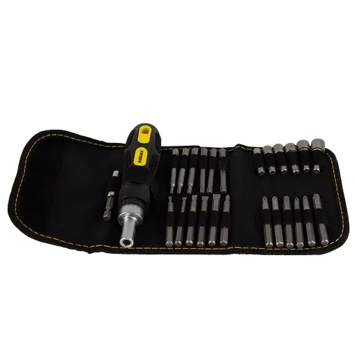 Отвертка Sigma + биты 18 шт + насадки торцевые 6 шт CrV 4002111 - фото 5
