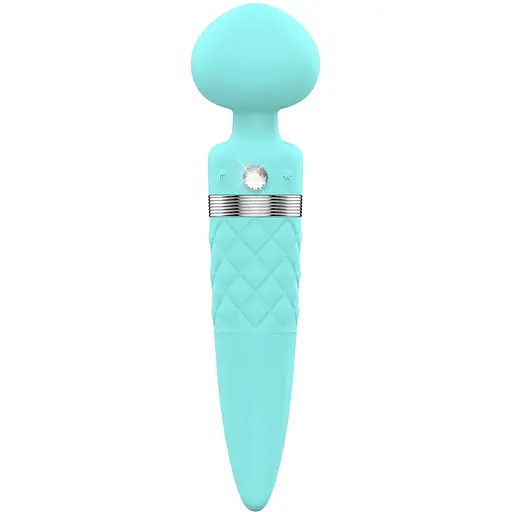 Вібромасажер 2в1 Pillow Talk - Sultry Teal - фото 12
