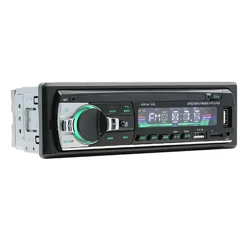 Автомагнитола Boschmann BM-520 1DIN с Bluetooth, RGB-подсветкой панели, двойным USB, поддержкой microSD/TF, AUX-входом, MP3 - фото 3