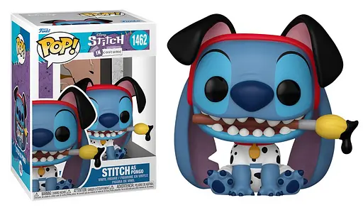 Фігурка Funko Pop Ліло і Стіч Lilo and Stitch Dalmatians Pongo 10 см FP LS S 1462