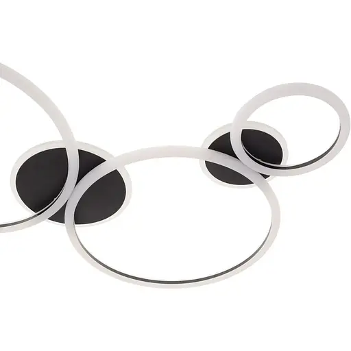 Люстра потолочная Brille светодиодная 86W WW+NW+CW BK (WBL-59C/7) - фото 4