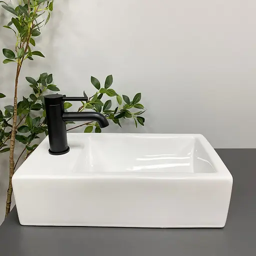 Умивальник VBI Lecce U white накладний VBI-015605, Білий - фото 2