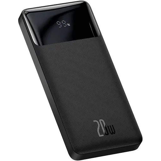 Зовнішній акумулятор Baseus Bipow Overseas 20W 10000mAh Black (PPBD050301) [79289] - фото 2