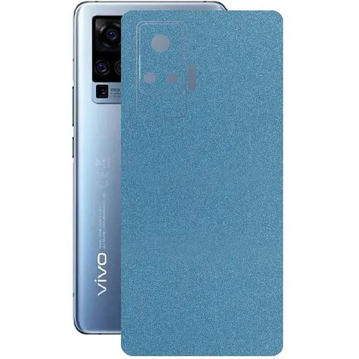 Защитная пленка StatusSKIN для Vivo X51 5G Корпус Винил Голубой глянец - фото 1