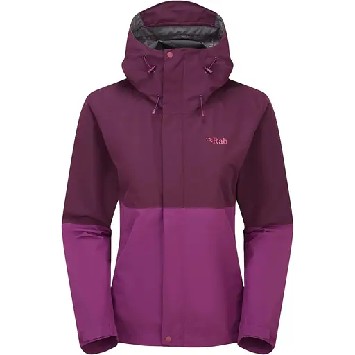 Куртка Rab Downpour Jacket Wmns S Violet (1033-RB QWI-07-MUP-10)
