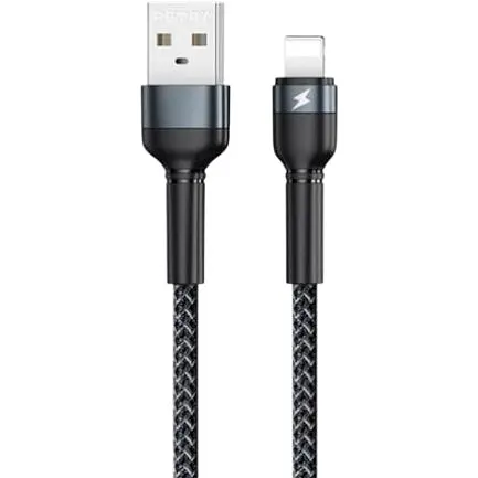 Кабель Remax USB Lightning 8-pin Jany RC-124i Black 1 м - фото 2