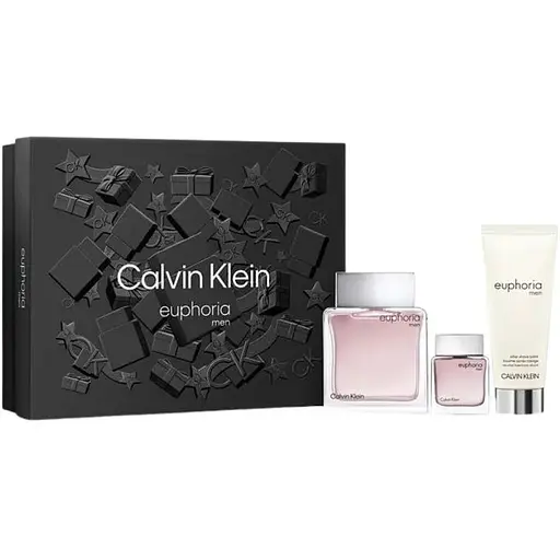 Набір Calvin Klein Euphoria Men туалетна вода 100 мл бальзам після бриття 100 мл атюра 15 мл - фото 1