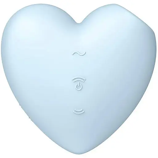 Вакуумный стимулятор Satisfyer Cutie Heart Голубой ваш маленький секрет интимного удовольствия - фото 7