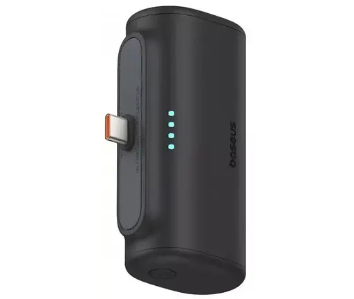 Магнитный беспроводной павер банк Baseus Compact Power Bank Type-C Edition 5000mAh 20W черный P10068306113-00 - фото 5