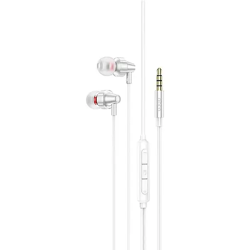 Проводные наушники Hoco M90, 3.5mm, 1.2m, Стальной