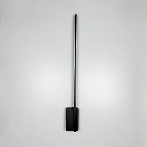 Бра у чорному корпусі із лінзами по лівій стороні 80 см Арт. WJ 011/800 R BK Line F - фото 4