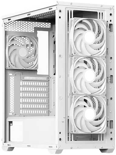 Корпус AeroCool D501A-G-WT-v2 ARGB White (ACCM-DS01043.21) - фото 4