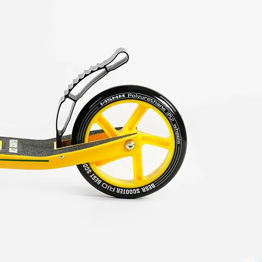 Самокат Best Scooter Rio 68-89х54.5 см Жовто-чорний 000283540 - фото 5