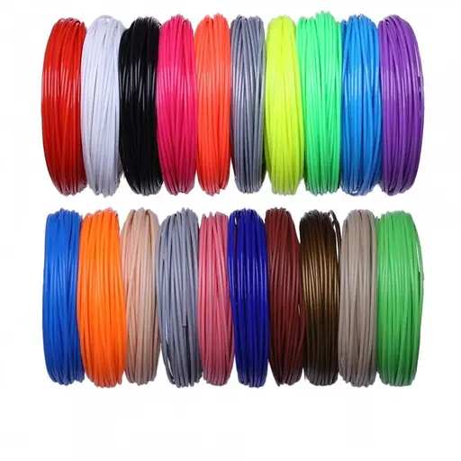 Набор PLA пластика для 3D ручки (20 цветов, 100 м) [60512]