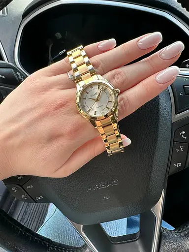 Жіночий годинник Skmei 1620 Gold Steel - фото 3