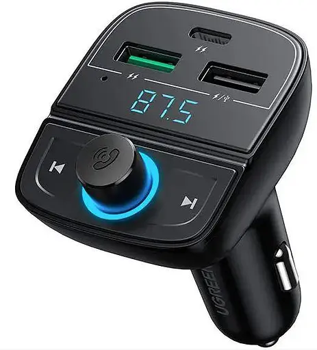 Адаптер FM - модулятор UGREEN CD229 Bluetooth Car Charger (80910) - фото 1