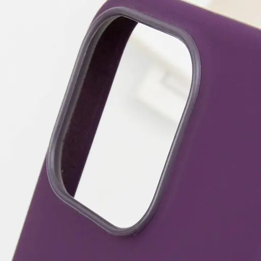 Чохол Epik Silicone case AAA with Magsafe and Animation button для Apple iPhone 16 Pro Max 6.9 Plum - фото 7