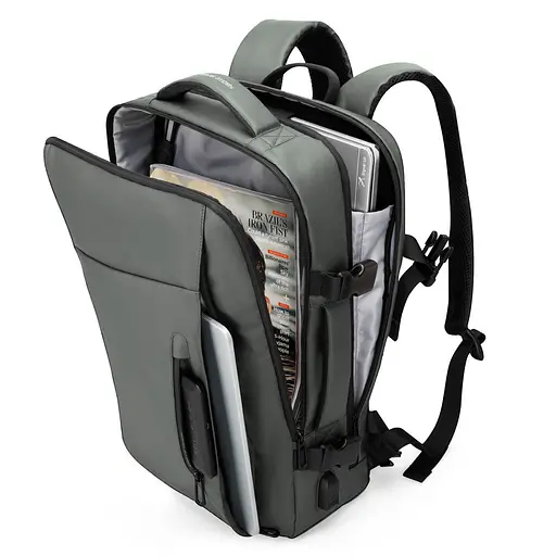 Рюкзак міський Mark Ryden 9299 20л з відсіком для ноутбука 17" і USB Gray (17585) - фото 6