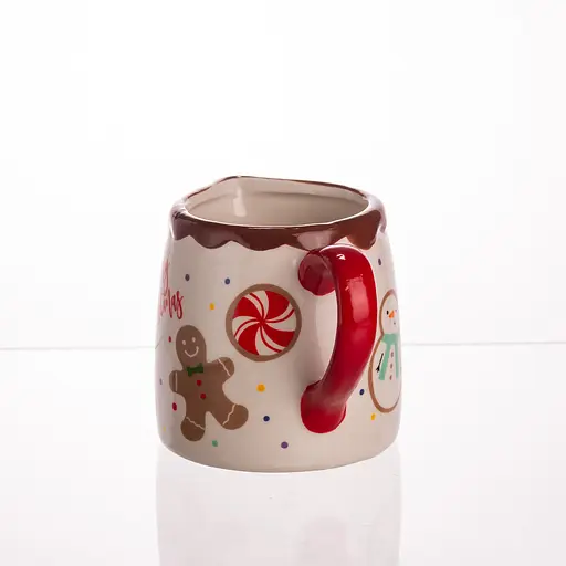 Молочник фарфоровый Yiwu Merry Christmas 350 мл для сливок и молока CR-1-43  - фото 3