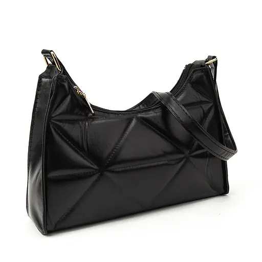 Кросбоді в еко-шкірі з геометричним візерунком Lilly P4-333A