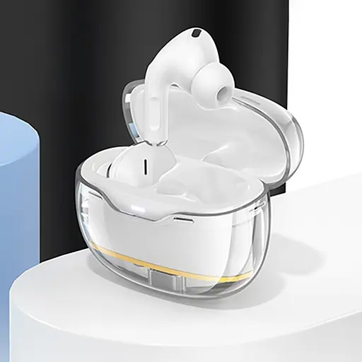 Навушники бездротові Hoco TWS EW54 вакуумні білий - фото 5
