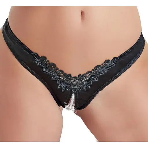 Трусики Cottelli Collection Lingerie L чорний