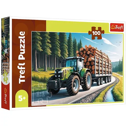 Пазл Trefl Лесной трактор 100 эл. (16493)