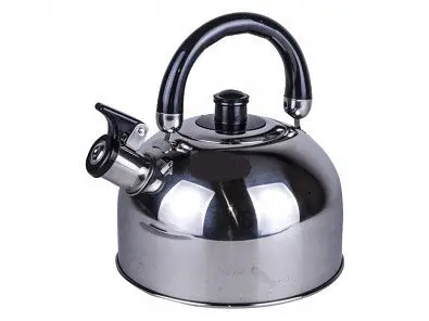 Якісний металевий чайник зі свистком з нержавіючої сталі для газової плити А-Плюс чайник нержавійка - фото 2