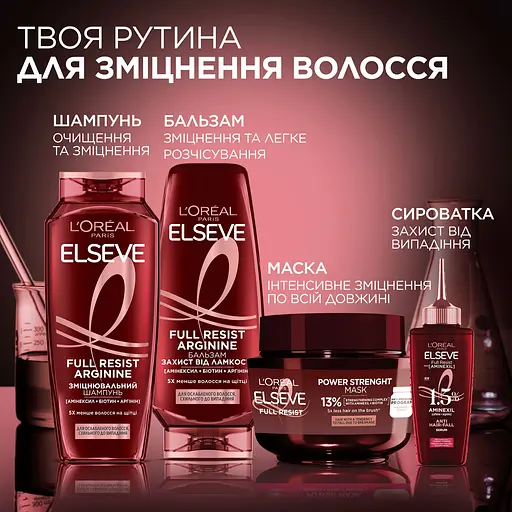 Маска для волос L'Oreal Paris Elseve Full Resist Arginine + Aminexil 300 мл
 - фото 3