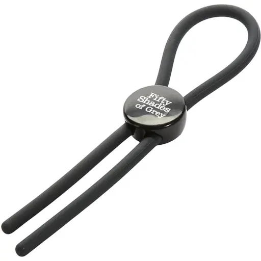 Эрекционное кольцо Fifty Shades of Grey Again and Again Adjustable Cock Ring 20 см черный