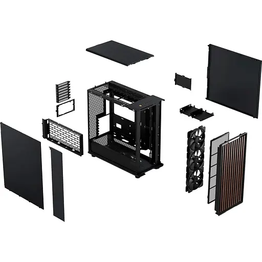 Корпус Fractal Design North XL Charcoal Black (FD-C-NOR1X-01), черный, без блока питания - фото 13