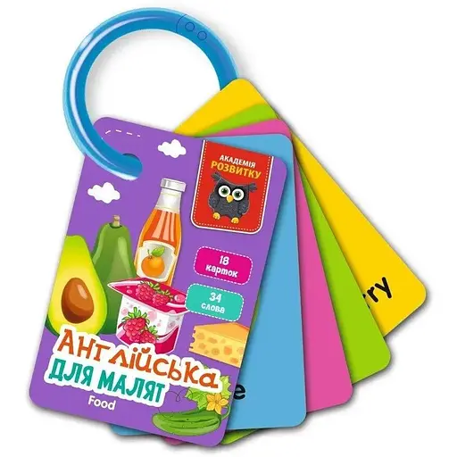 Гра розвиваюча Vladi Toys Англійська Їжа VT5000-17 (4820234764761) - фото 1