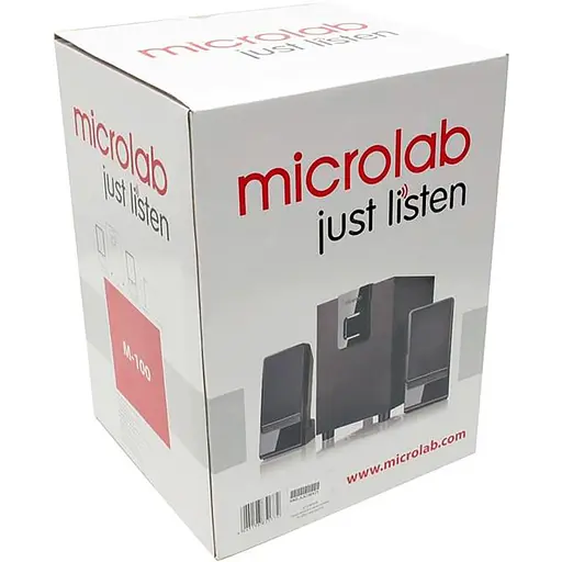 Акустическая система Microlab 2.1 M-100 Black (M-100) - фото 3