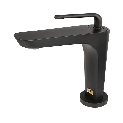 Смеситель для умывальника черный Nett DB-21 Черный матовый - фото 2