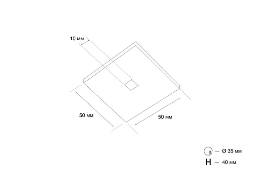 Точковий світильник MJ-Light SL74030/1X3 WH 3000K - фото 2