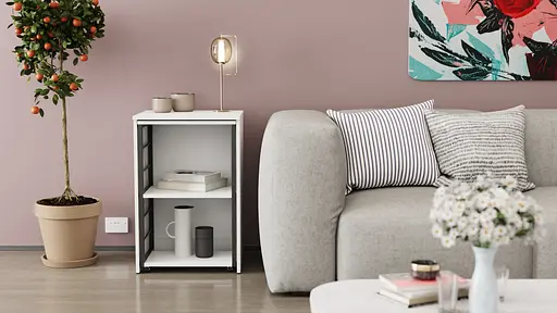 Стіл-тумба трансформер Смарт 2/1 Ferrum-decor 750x1450x500 Чорний метал ДСП Біле 16 мм (FRD-105095) - фото 9